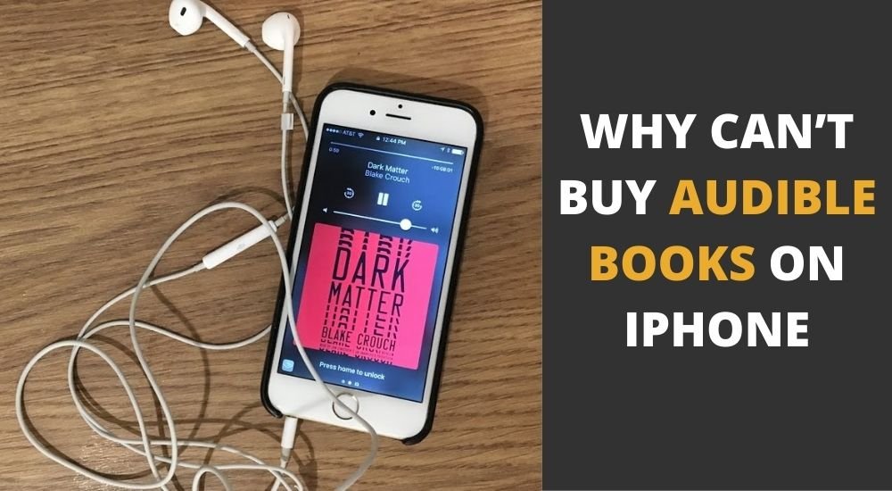 how do you purchase audible books on iphone